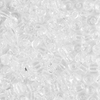 Rocaiperler, Glasperler 4 mm 25 g runde glasperler. Perlerne er str. 6/0 og har en diam på 4 mm. Perlerne har en hulstørrelse på 0,9-1,2 mm.