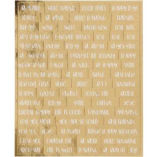 Guld Stickers - 4 ark til kreativ dekoration