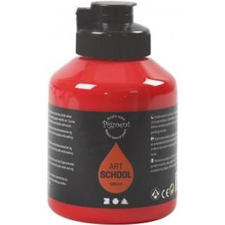Art Akrylmaling Kadmium Rød 500ml - Halvblank Finish