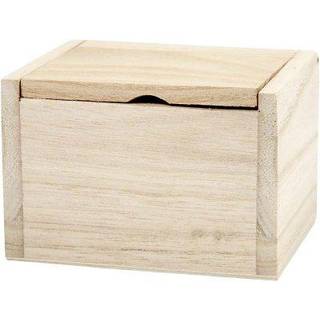 Elegant Opbevaringsæske med Vippelåg - 10x8,2x6,7 cm