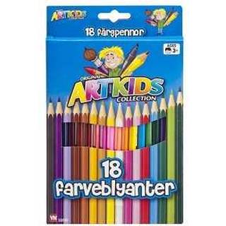 Artkids 18x Farveblyanter