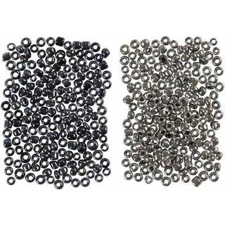 Hvide Rocaiperler 1,7 mm - 2x7g til Smykker