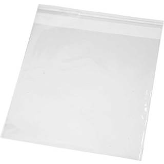 Klare cellofanposer 16x16 cm - 20 stk. med lukning