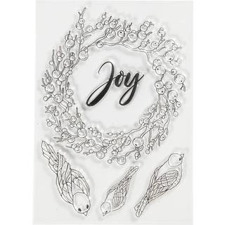 Stempelmotiver Joy - 10,5x15 cm, 1 ark