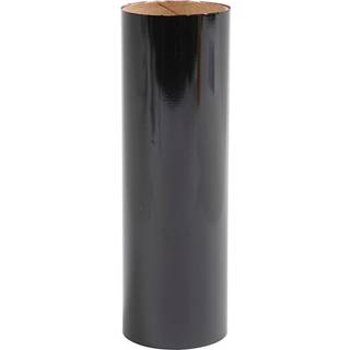 Sort Metallisk Dekorationsfolie 15,5 cm x 50 cm
