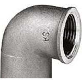 lodde vinkel 1/2'' - 18 mm 90º. Med en rørgevindmuffe og en loddemuffe