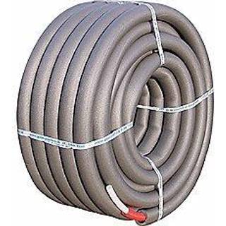 universal pert rør 22 x 3,0 mm. Rør-i-rør med 13 mm isolering. 50 meter i rulle