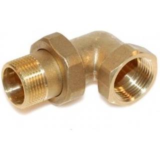 Union vinkel 1/2" - messing