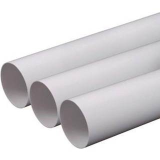 Rund Ø125 kanalrør L=1,0 m PVC