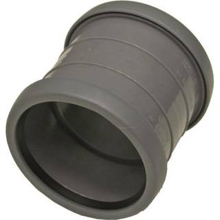 Gelia Dobbeltmuffe PP, indvendigt afløb 75 mm