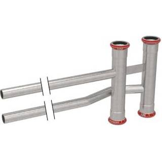Geberit 1550891 Stigrørsfordeler Galvaniseret 22 x 22 x 15 mm