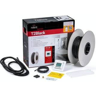 RAYCHEM T2Black Gulvvarmepakke med digital termostat, 12 W/m