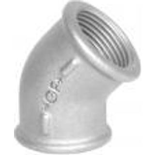 Vinkel 45° galvaniseret muffe/muffe 3