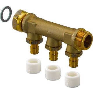 Uponor 1870289 Fordelerrør c/c 50 mm, G20 3 omveje