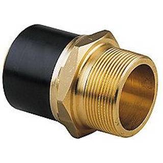Georg Fischer ELGEF Plus PE Overgangsnippel 32 mm x 1'' PN16 PE100-SDR11. Messing