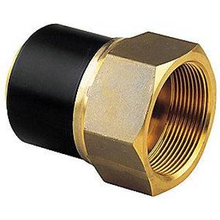 Georg Fischer ELGEF Plus PE Overgangsmuffe 50 mm x 1.1/2'' PN16 PE100-SDR11. Messing