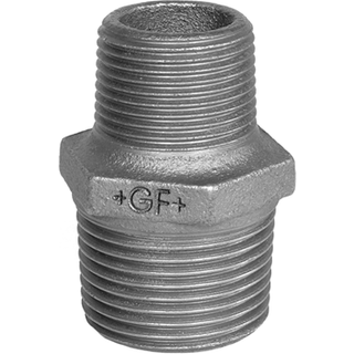 +GF+ Brystnippel sort reduktion 1 1/2 x 1 1/4