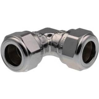 Vinkel forkromet 12 mm Kompressions Fittings