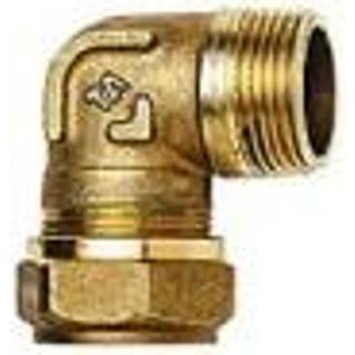 TA Komp. Vinkel med nippel 3/4'' - 18 mm. Uden støttebøsning. Type 306