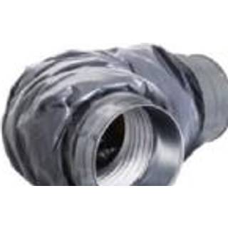 fleksibel Lyddæmper Ø160 x 1000 mm, 25 mm isolering, muffe tilslutning