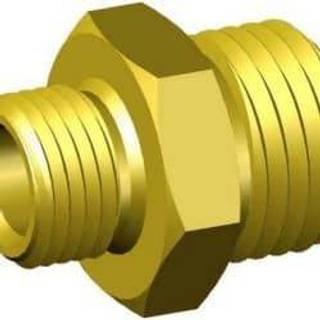 Brystnippel F klemring 5X8 mm X 1/8X1/4 messing