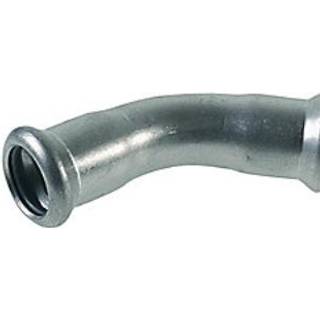 Vsh Fabrieken Vsh bøjning 45° muffe/muffe 42 mm syrefast