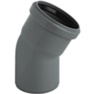 Nicoll HTP afløbsbøjning 30° Ø110 mm grå