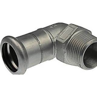 Vsh Fabrieken Vsh bøjning 90° muffe/nippel 18 mm x 1/2 syrefast