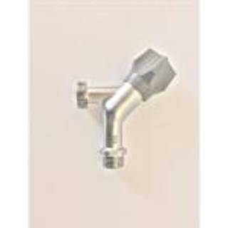 3/4" x 1/2" aftapventil med kontraventil