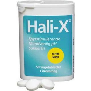 Hali-X Sukkerfri Sugetablet m. Citron 50 stk.