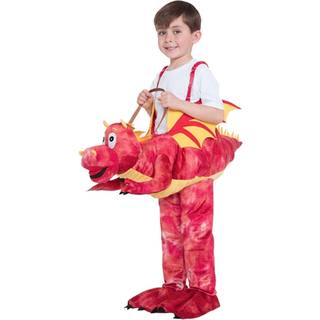 Rød Drage carry me kostume