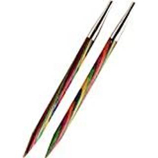 KnitPro Symfonie udskiftlige Rundpinde (3-15.00mm) 8.00 mm Indhold:To udskiftbare pinde Materiale:Højpoleret, multifarvet birketræ Typer: Udskiftbare rundpinde Størrelser: 3.00-15.00 mm. Kabel medfølger ikke.