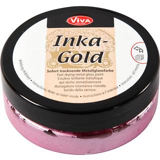 Inka Gold Magenta 50ml - Metallisk Cremevoks