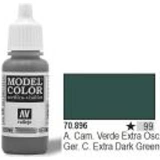 Vallejo Model Color 17Ml German Cam. Ex.Dk. Green [Levering: 1-2 dage]
