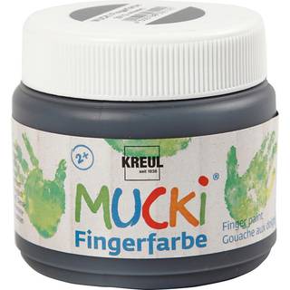 Creativ Company Mucki Finger Paint - Black 150ml