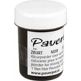 Paver Color Sort Pulverfarve 40ml til Skulpturer