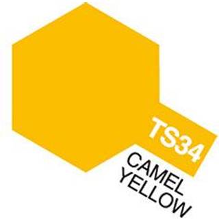 Tamiya - TS-34 - Camel Yellow (Gloss) - Spraymaling - 100 ml