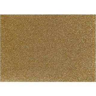 Glitter Strygestof Guld A5 - 148x210 mm