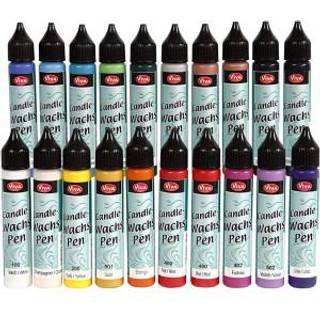 Lysvoks, ass. farver, 20x28ml/ 1 pk.