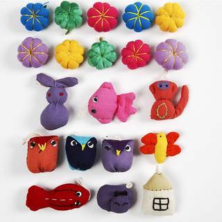 Håndsyede Minifigurer 20-35 mm - 40 stk. Pakke