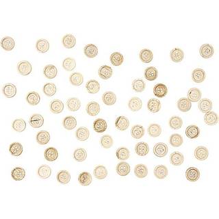 Træknapper 15 mm, 50 stk 50 stk træknapper med en diameter på 15 mm. Fuldend dit projekt med disse yndige, runde knapper i ubehandlet træ. 4 huller til fastsyning.