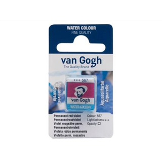 Van Gogh Løse Akvarelbrikker Perm. Red Vio (567)