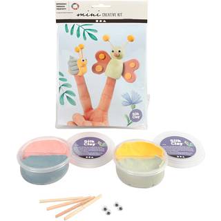 Mini DIY Kit til Farverige Fingerdukker