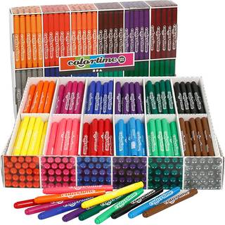 Colortime Tusch, streg 5 mm, ass. farver, 576 stk./ 1 pk.