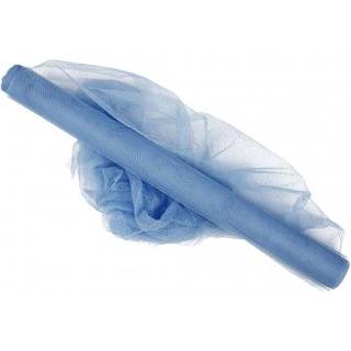 Lyseblå Tyl 50 cm - 5 m til Kreative Projekter