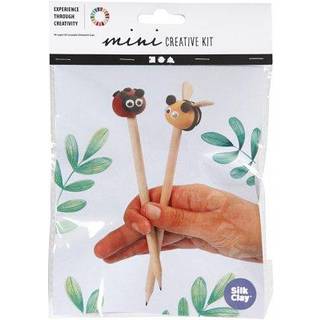 Mini DIY Kit Modellering, blyanter m/top, insekter