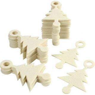 Filtfigurer 8x13 cm - 40 stk. til kreative projekter