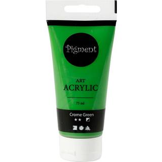 Art Akrylmaling Crome Green 75ml - Halvdækkende Finish