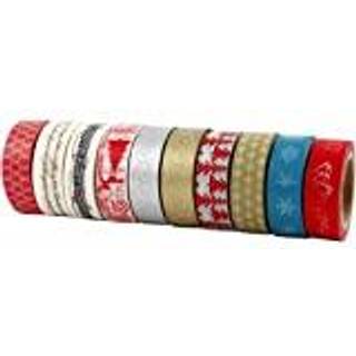 Jul Masking Tape 15 mm x 10 m - Festlig Dekoration
