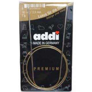Addi Turbo Rundpinde (faste) 80 cm (2.00-15.00 mm) Med glat overflade. Meget velegnet til uld. "Guld"-kabel.